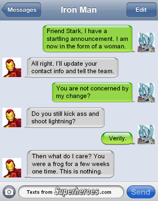 Illustration for article titled Texts from Superheroes Trolls People Whining about Thor